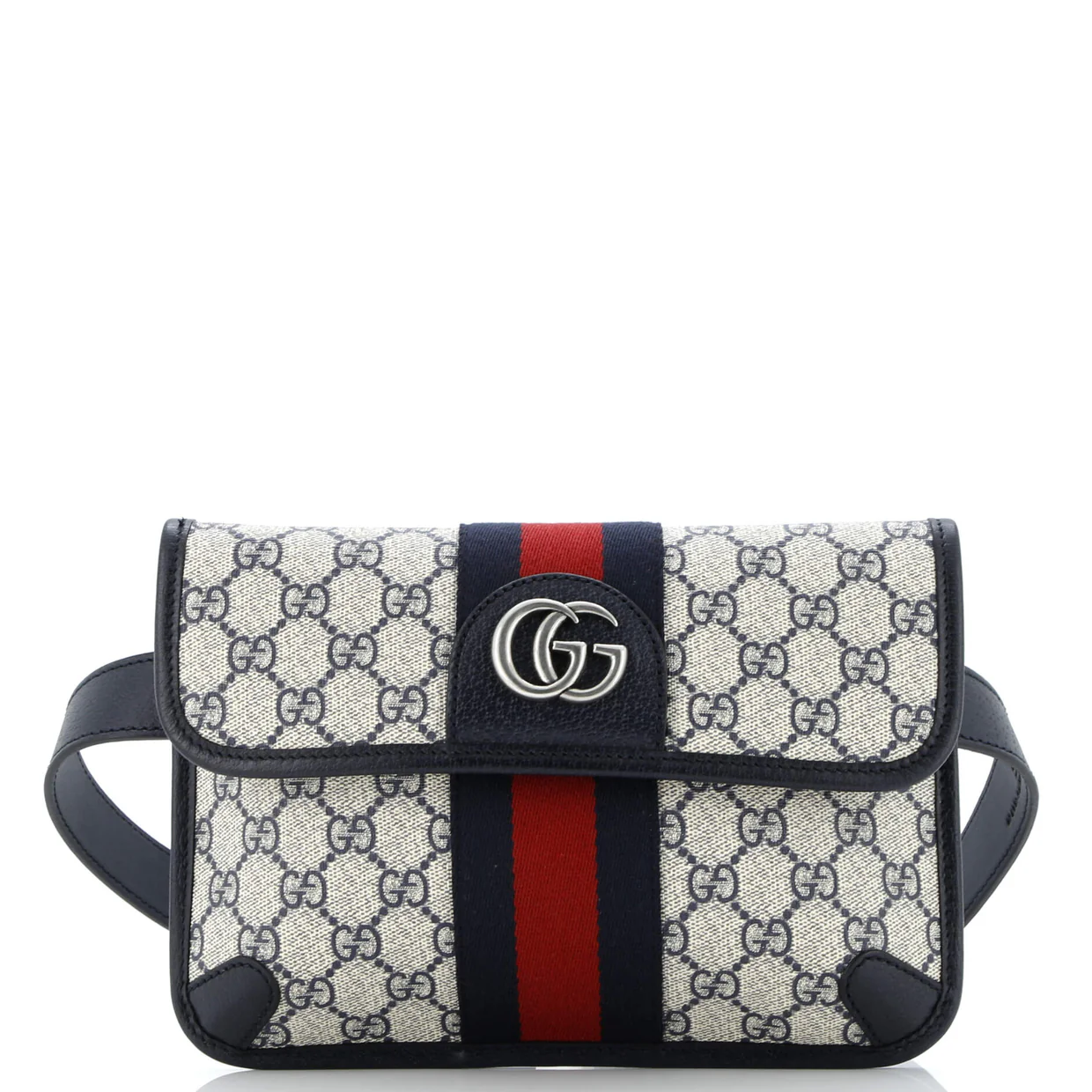 Ophidia Flap Belt Bag GG Coated Canvas with Leather - Deep Luxury