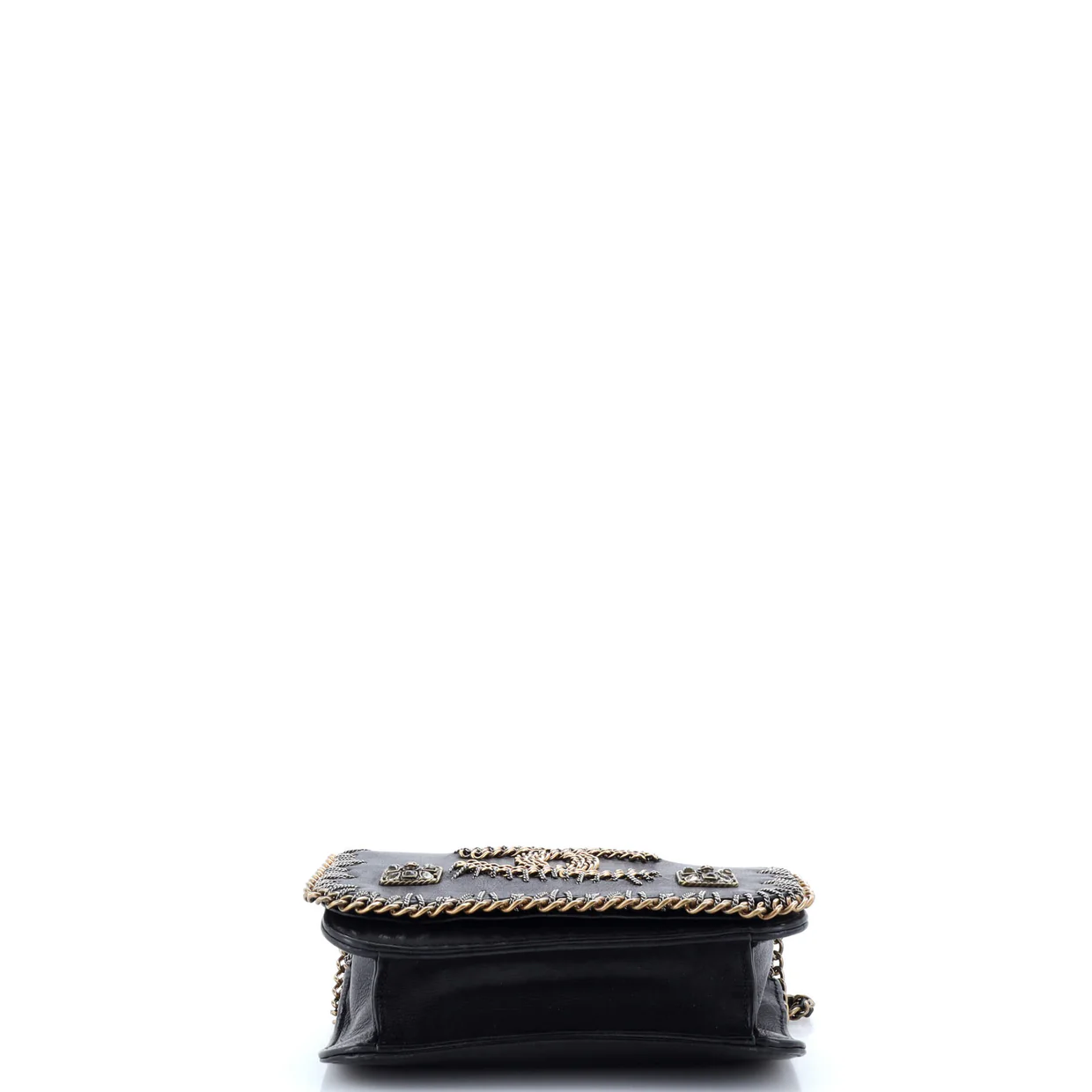 Paris-Byzance CC Flap Bag Embroidered Leather Mini - Deep Luxury