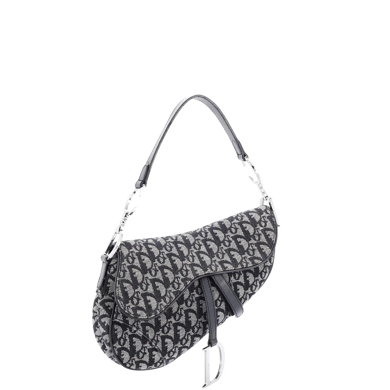 Vintage Saddle Bag Diorissimo Canvas Medium - Deep Luxury