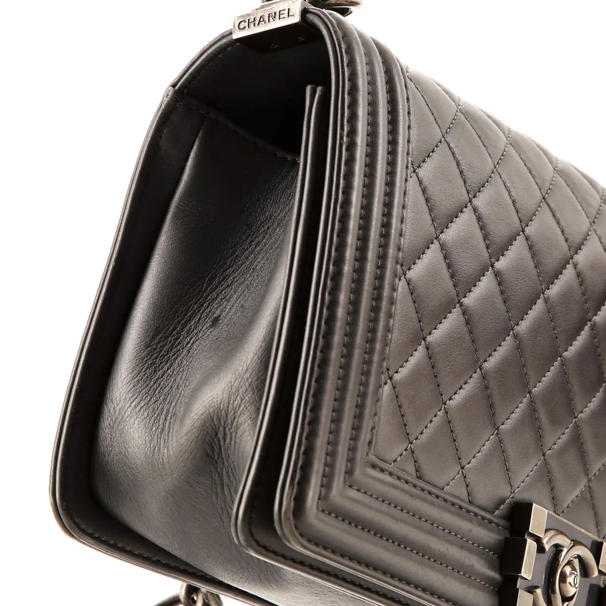 Boy Flap Bag Quilted Lambskin Old Medium - Deep Luxury