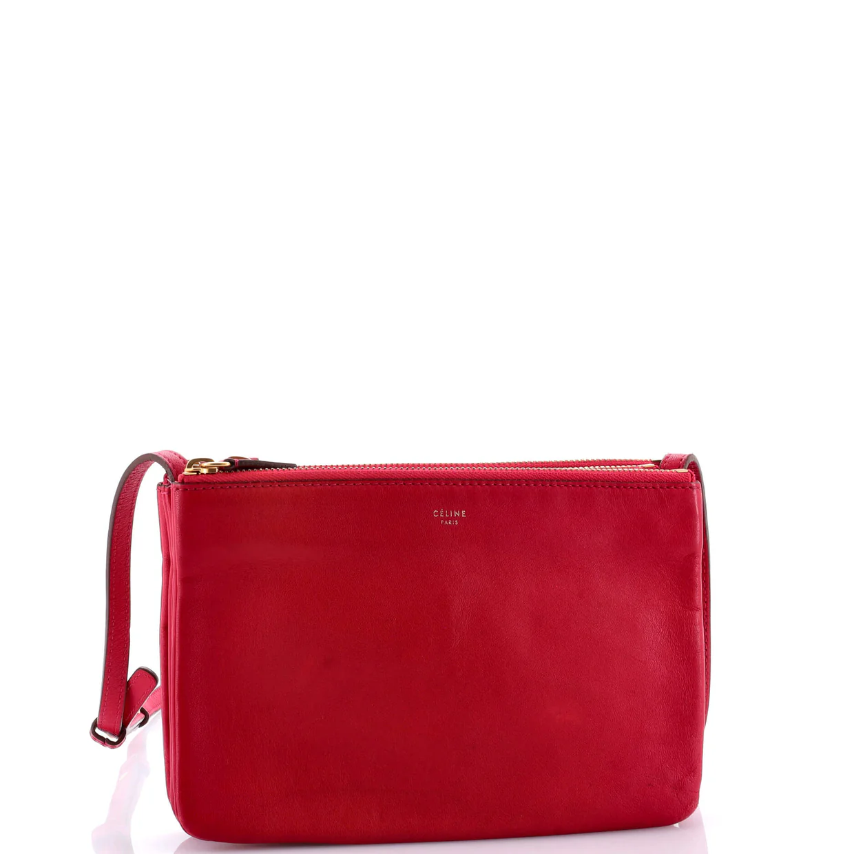 Trio Crossbody Bag Leather Small - Deep Luxury