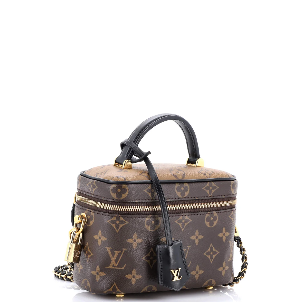 Vanity Handbag Reverse Monogram Canvas PM - Deep Luxury