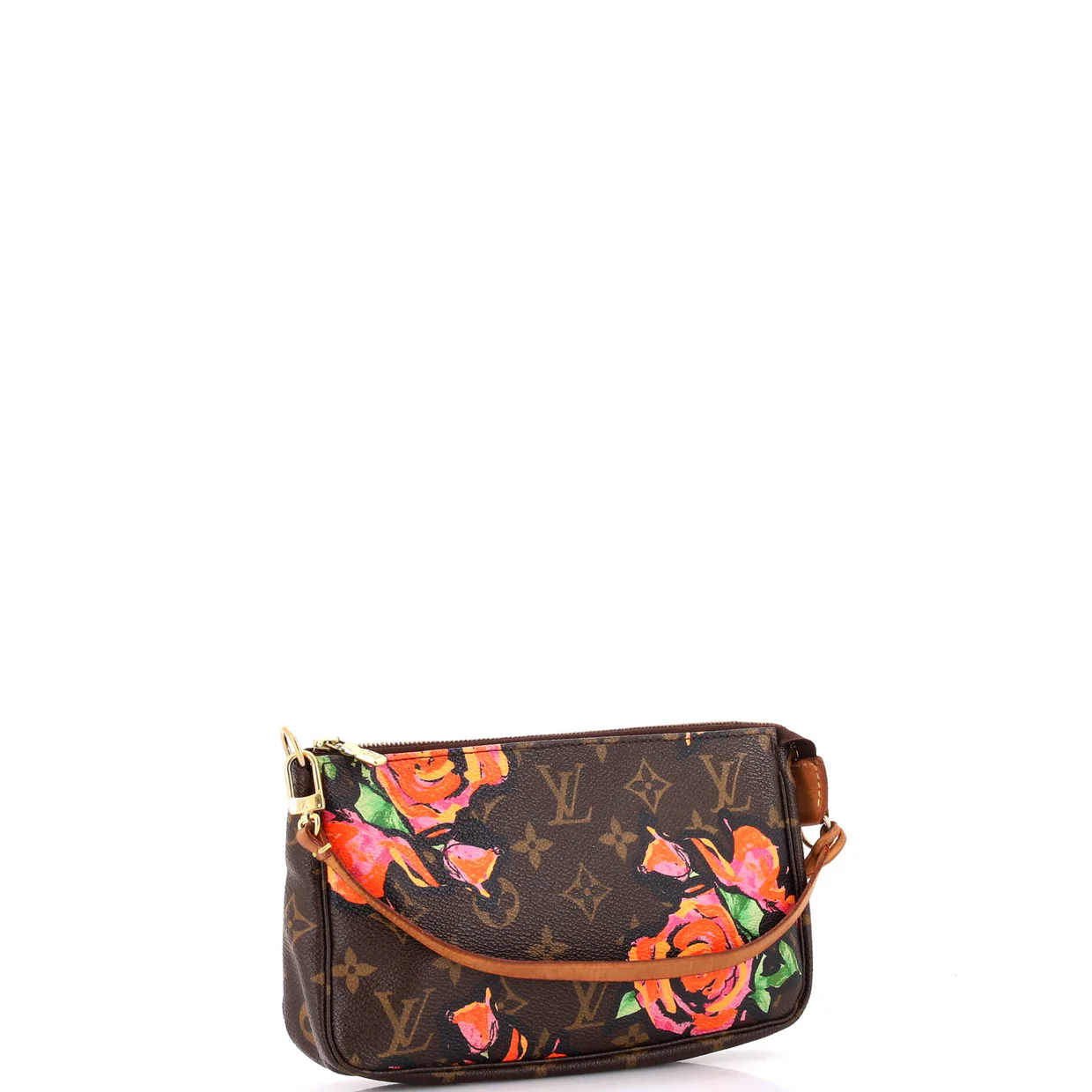 Pochette Accessoires Limited Edition Monogram Roses - Deep Luxury