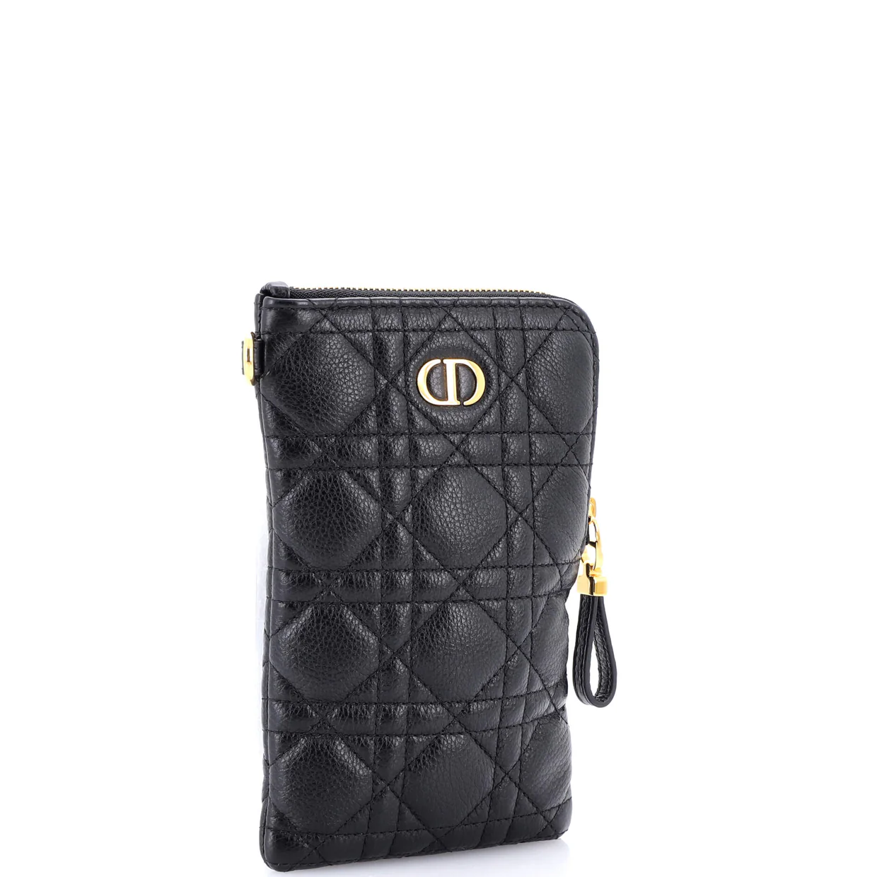 Caro Multifunctional Pouch Cannage Quilt Calfskin - Deep Luxury
