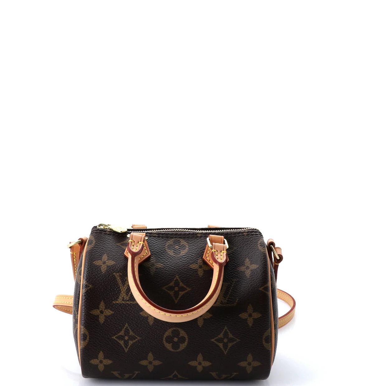 Speedy Bandouliere Bag Monogram Canvas Nano - Deep Luxury