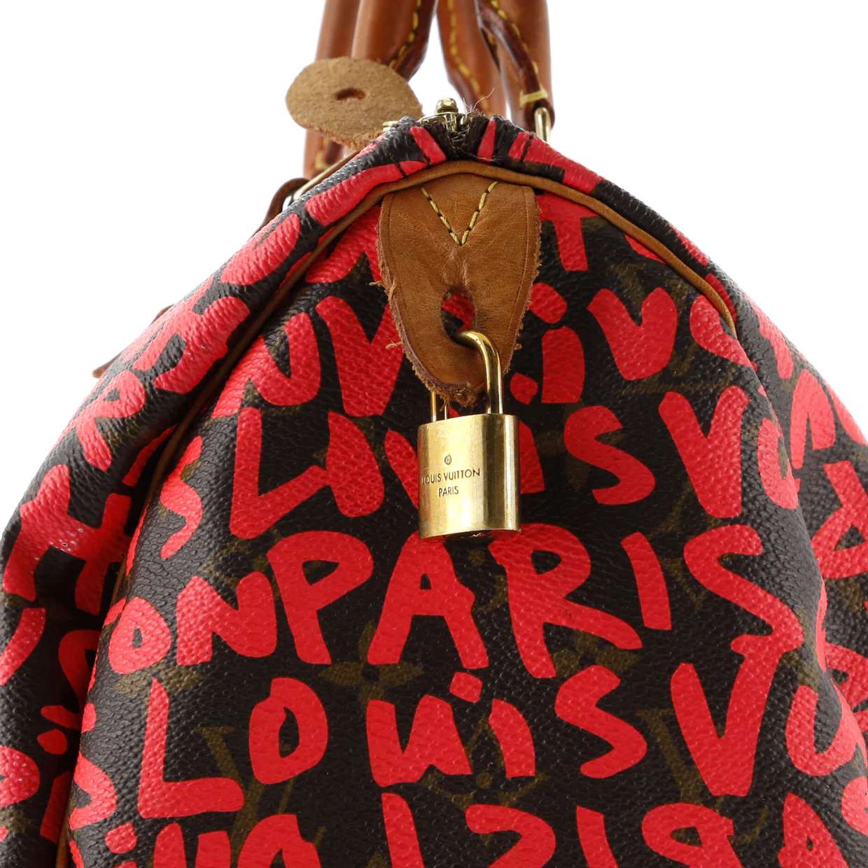 Speedy Handbag Limited Edition Monogram Graffiti 30 - Deep Luxury
