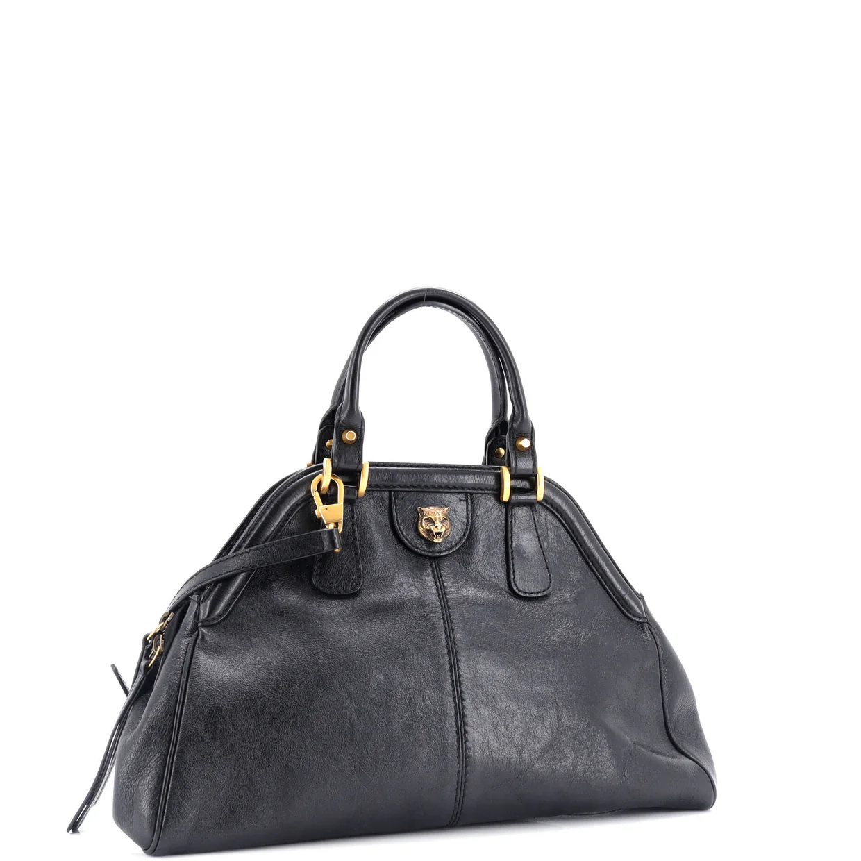 RE(BELLE) Top Handle Bag Leather Medium - Deep Luxury