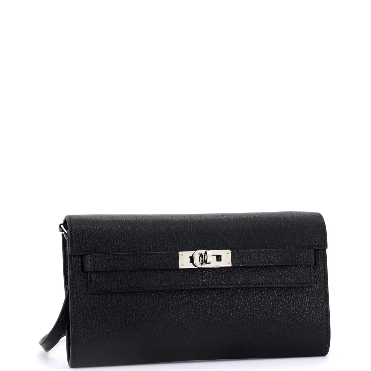 Kelly To Go Wallet Chevre Mysore - Deep Luxury