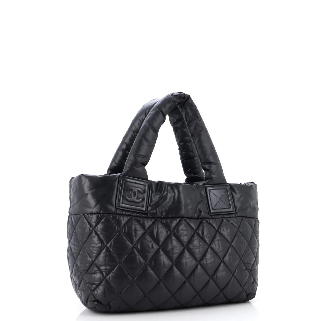 Coco Cocoon Reversible Tote Quilted Nylon Small - Deep Luxury