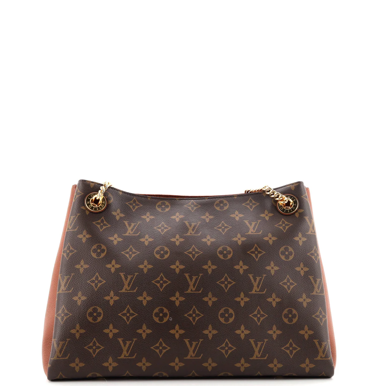 Surene Handbag Monogram Canvas with Leather MM - Deep Luxury