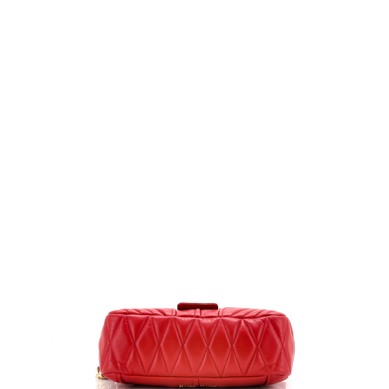 Biker Chain Shoulder Bag Matelasse Leather - Deep Luxury