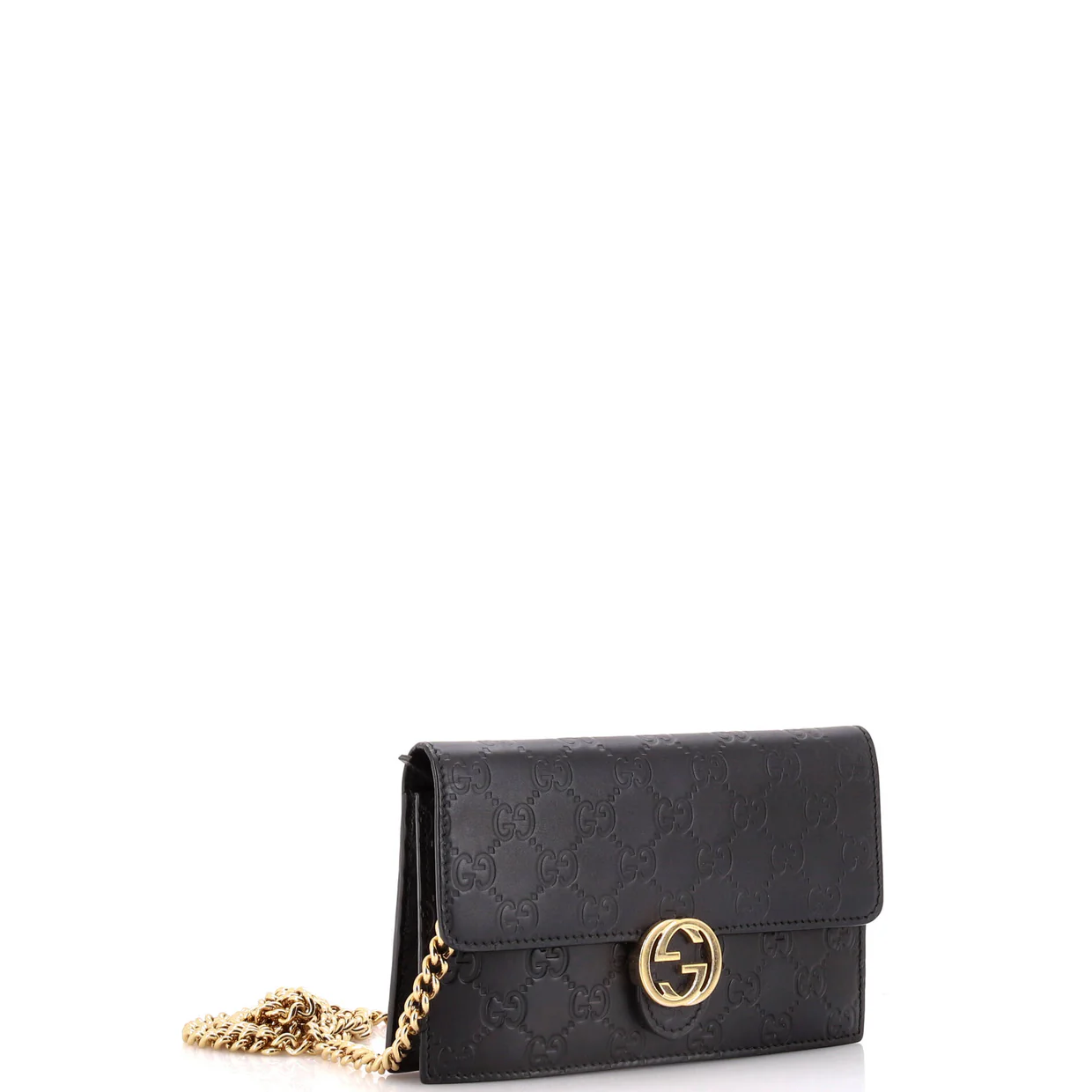 Icon Wallet on Chain Guccissima Leather - Deep Luxury