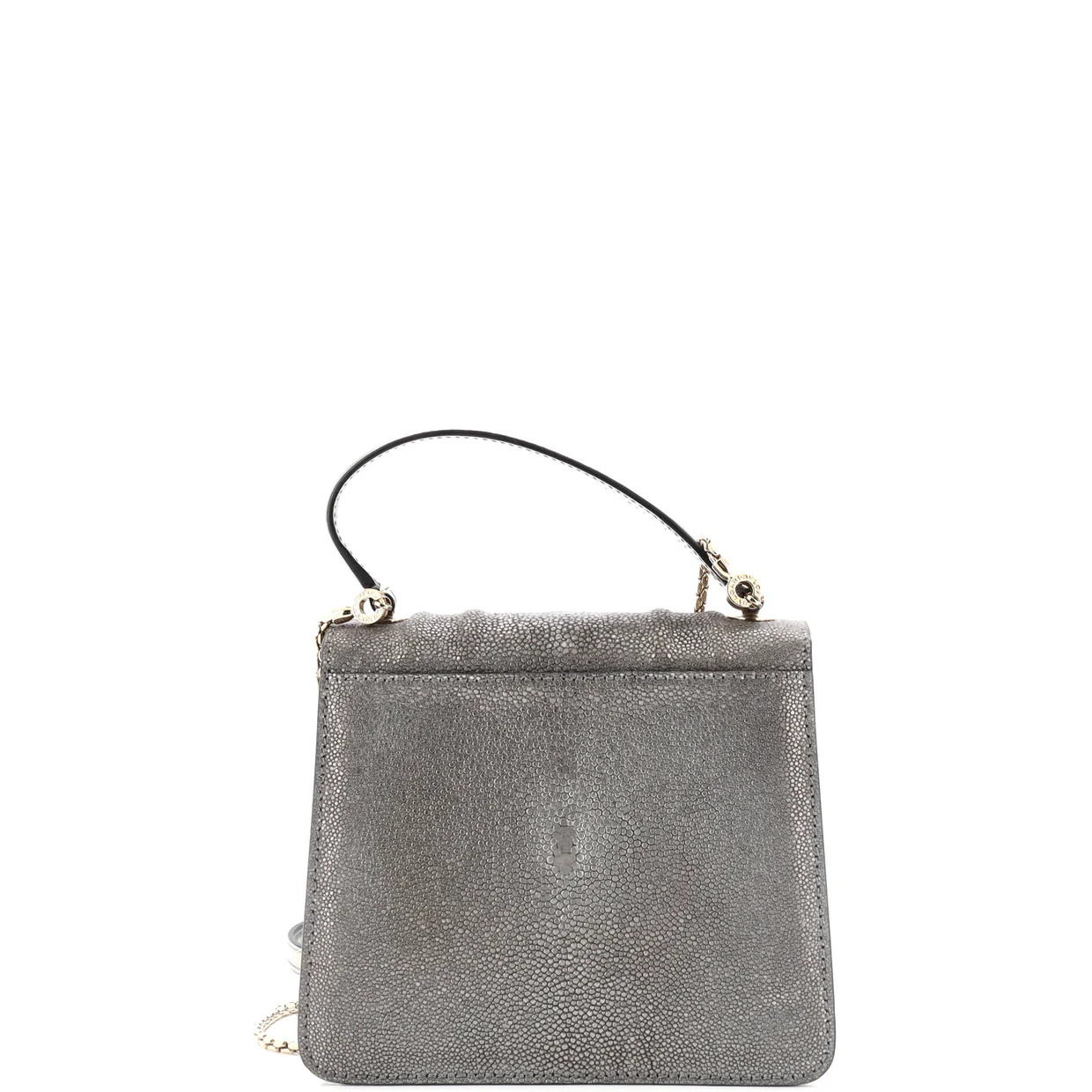 Serpenti Forever Top Handle Bag Stingray Small - Deep Luxury