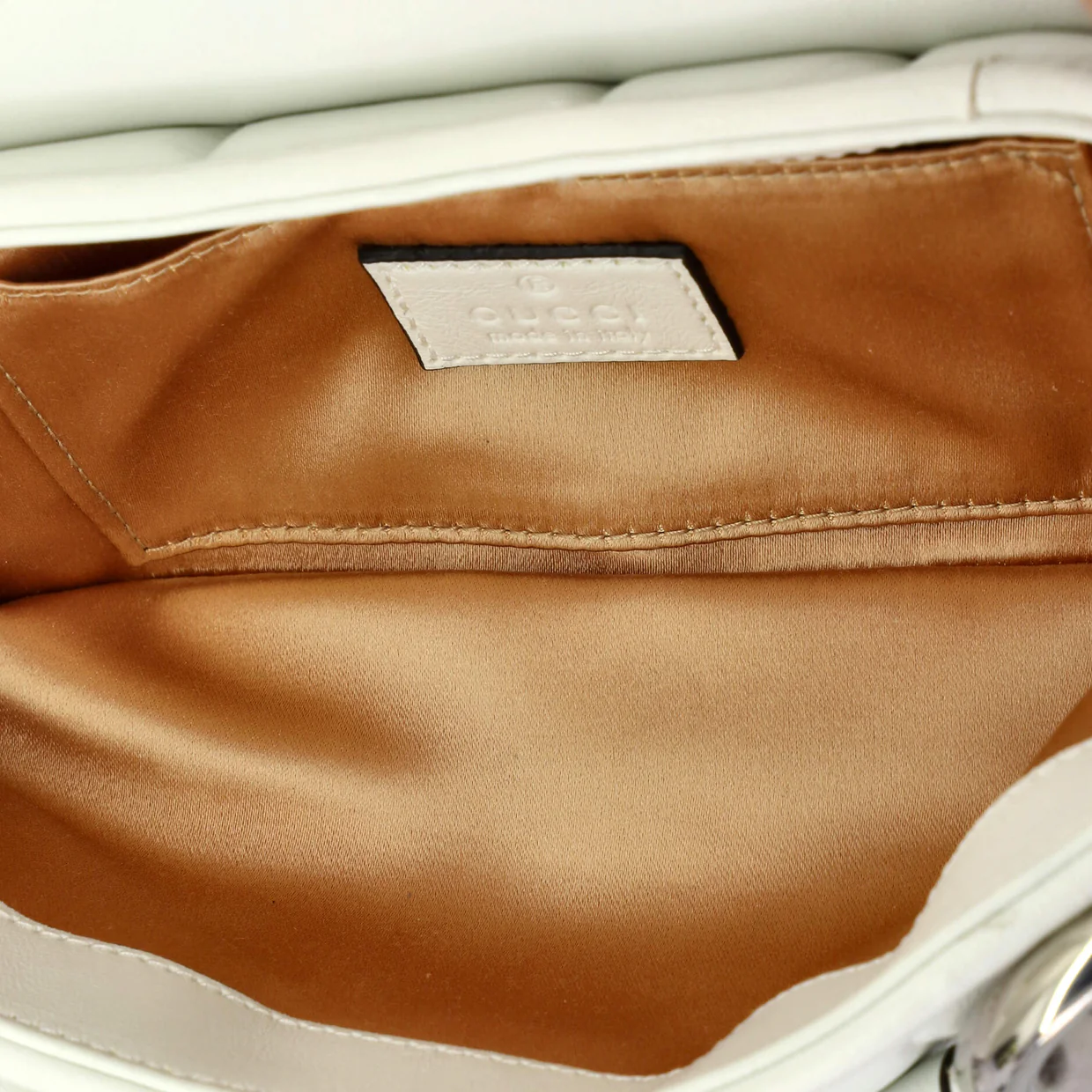 Horsebit Chain Shoulder Bag Vertical Quilted Leather Small - Deep Luxury