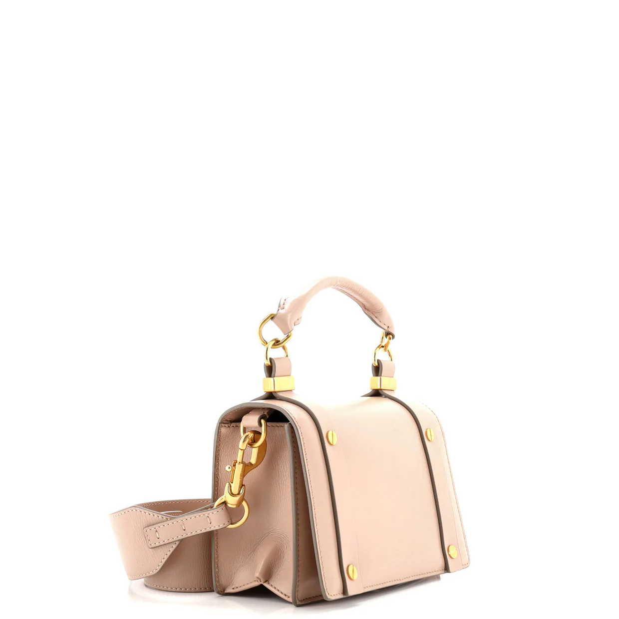 Ora Top Handle Bag Leather Small - Deep Luxury