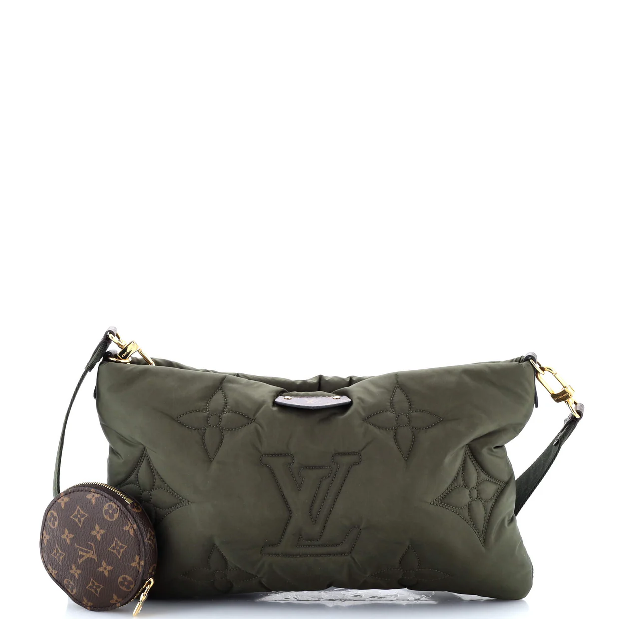 Maxi Multi Pochette Accessoires Monogram Quilted Econyl Nylon - Deep Luxury