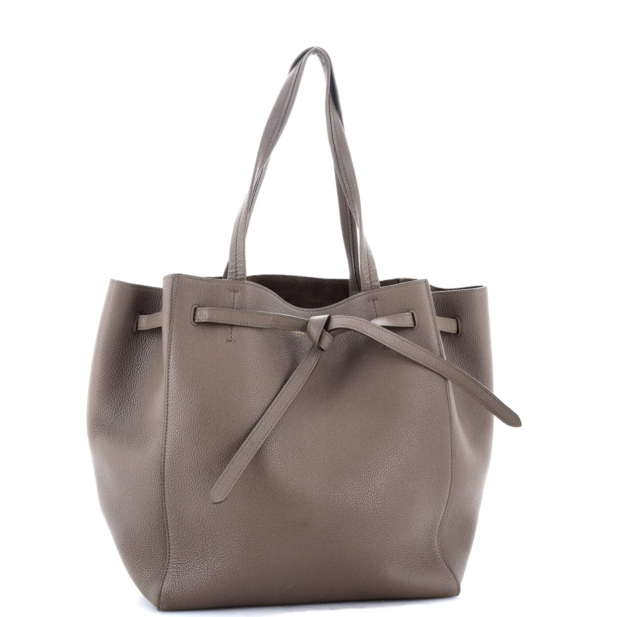Phantom Tie Cabas Tote Leather Small - Deep Luxury