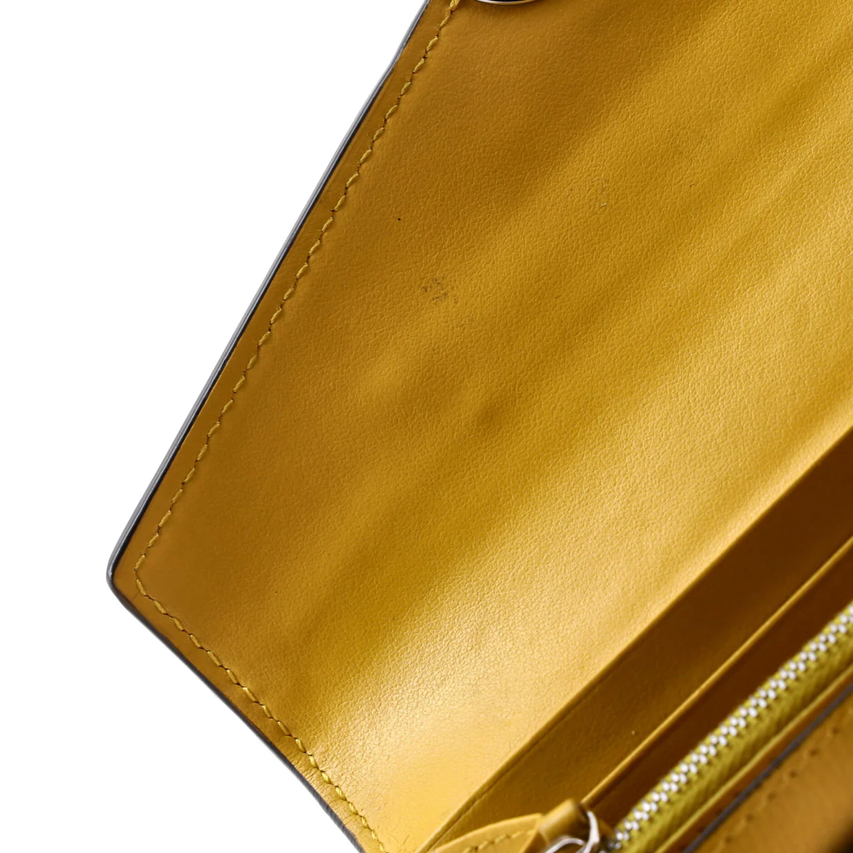 Continental Envelope Wallet Leather with Zucca Embossed Detail - Deep Luxury
