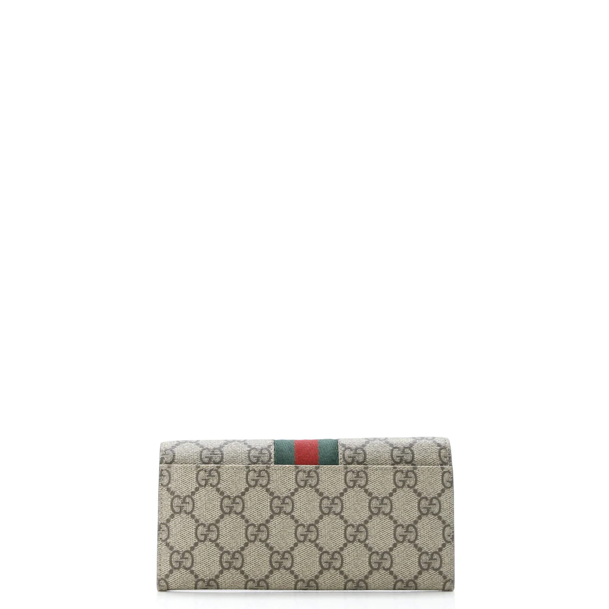 Web Continental Wallet GG Coated Canvas Long - Deep Luxury