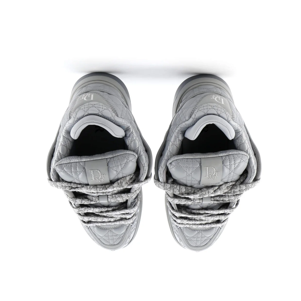 Men's B9S Skater Sneakers Cannage Quilt Leather - Deep Luxury