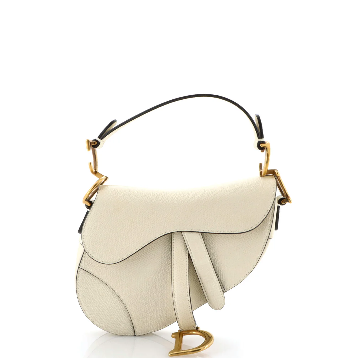 Saddle Handbag Leather Mini - Deep Luxury