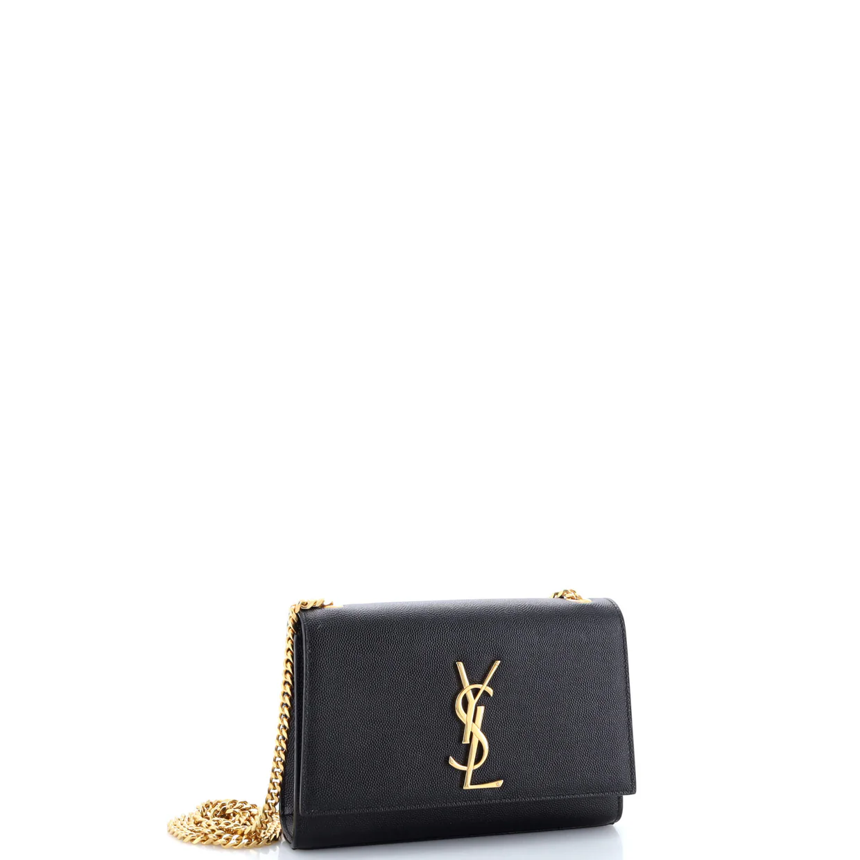 Classic Monogram Crossbody Bag Grainy Leather Small - Deep Luxury