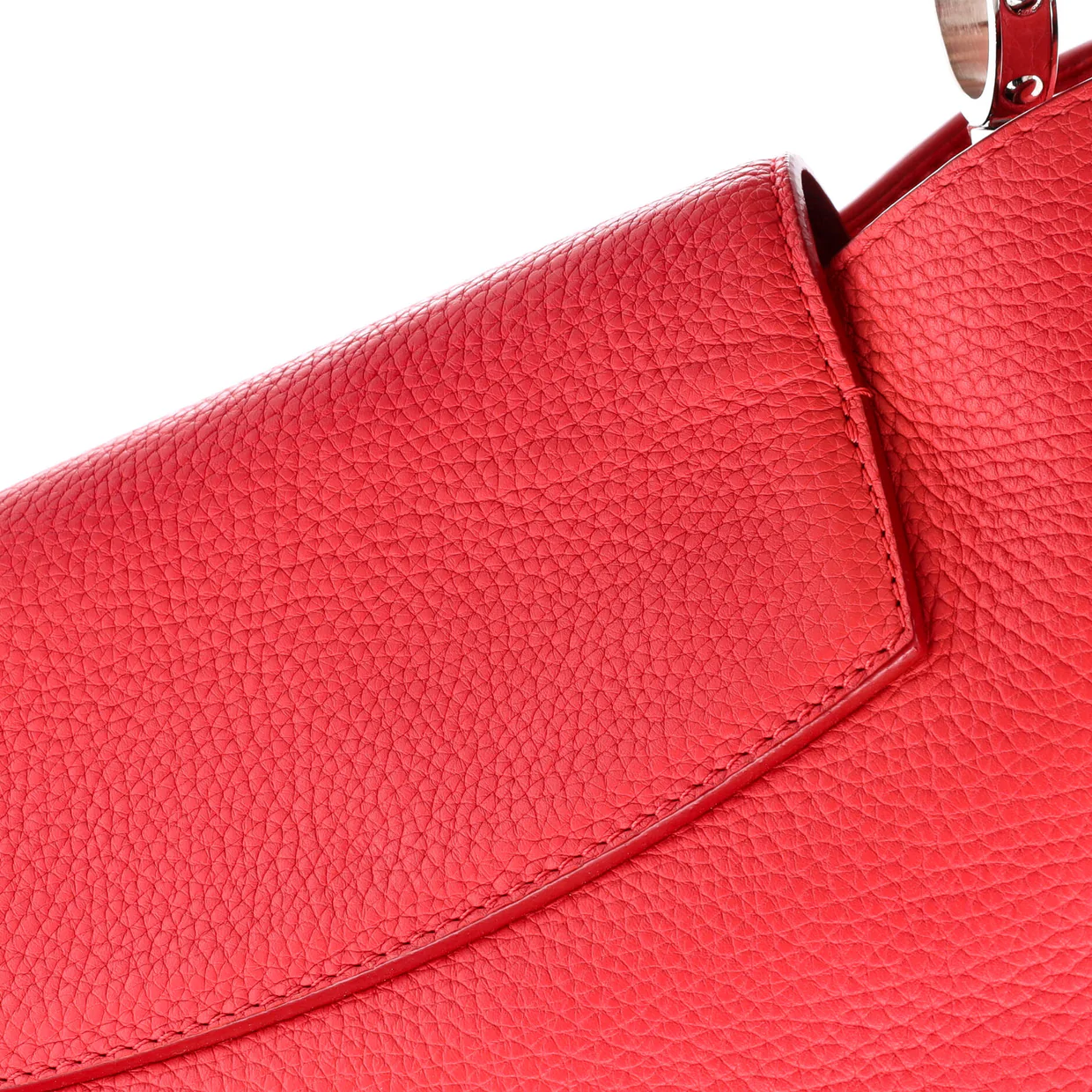 Capucines Bag Leather with Python MM - Deep Luxury