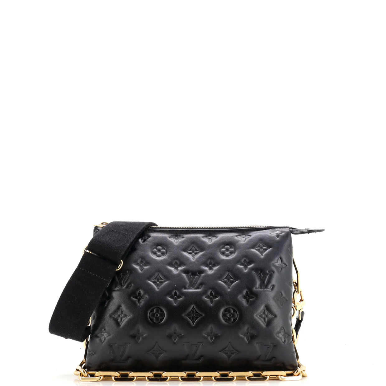 Coussin Bag Monogram Embossed Lambskin PM - Deep Luxury