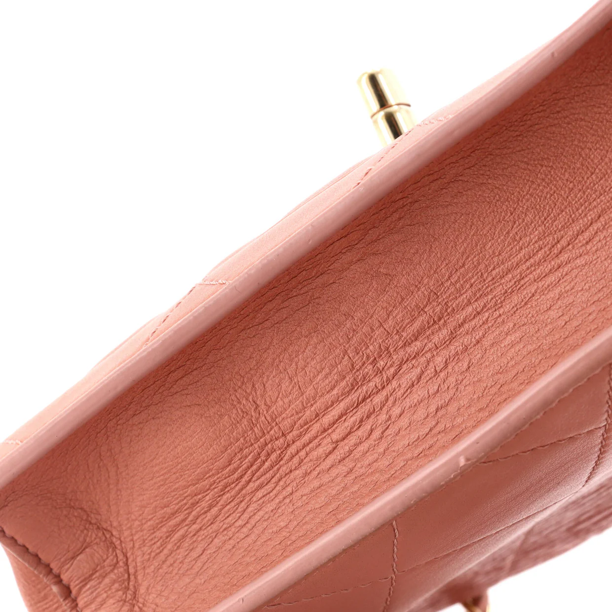 CC Front Pocket Flap Bag Stitched Calfskin Small - Deep Luxury