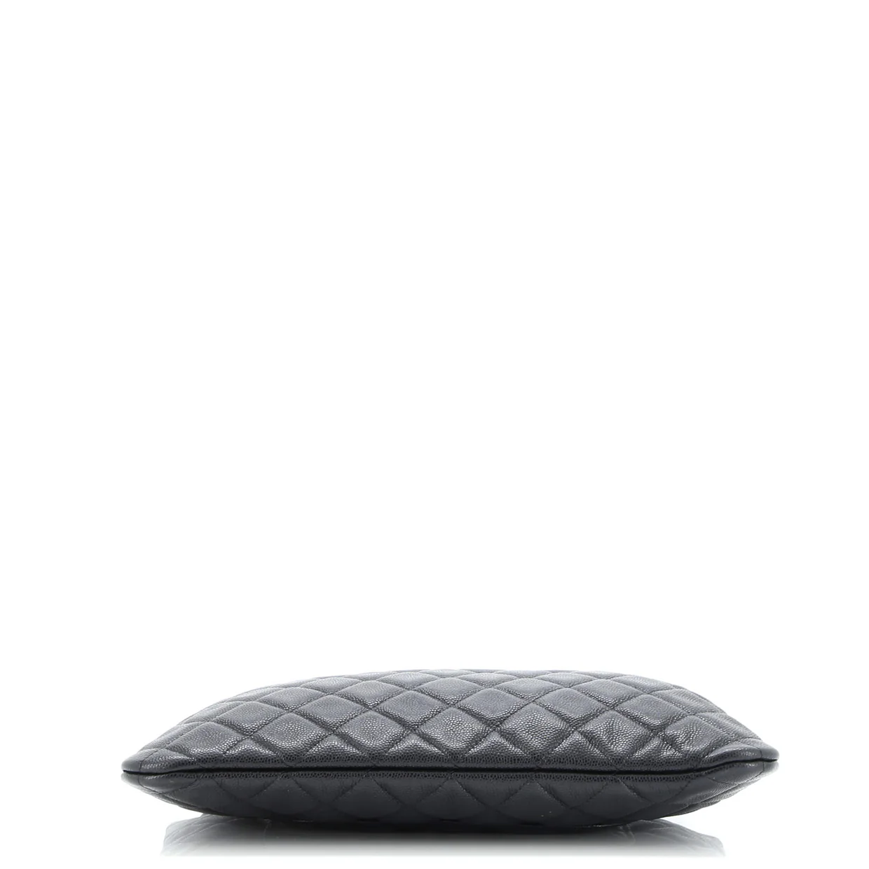 O Case Clutch Quilted Caviar Medium - Deep Luxury