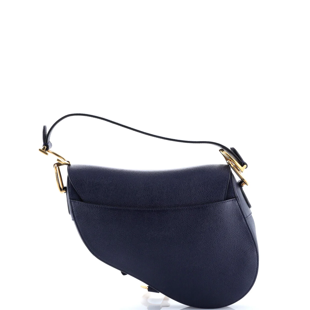 Saddle Handbag Leather Medium - Deep Luxury