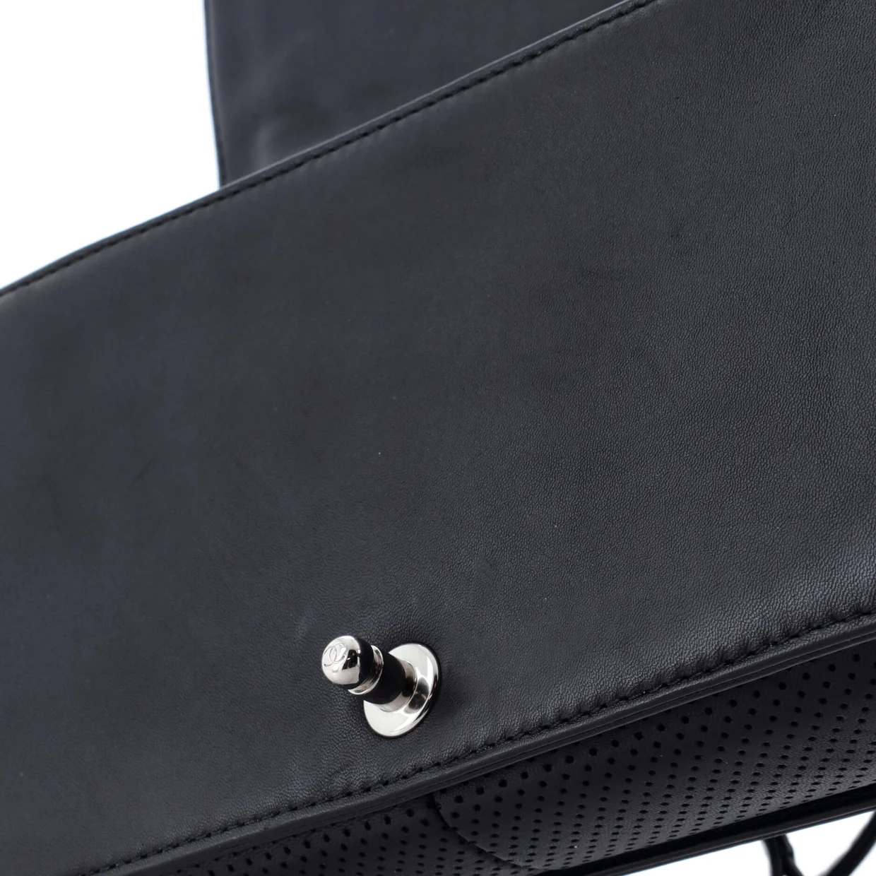 Boy Flap Bag Quilted Perforated Lambskin New Medium - Deep Luxury