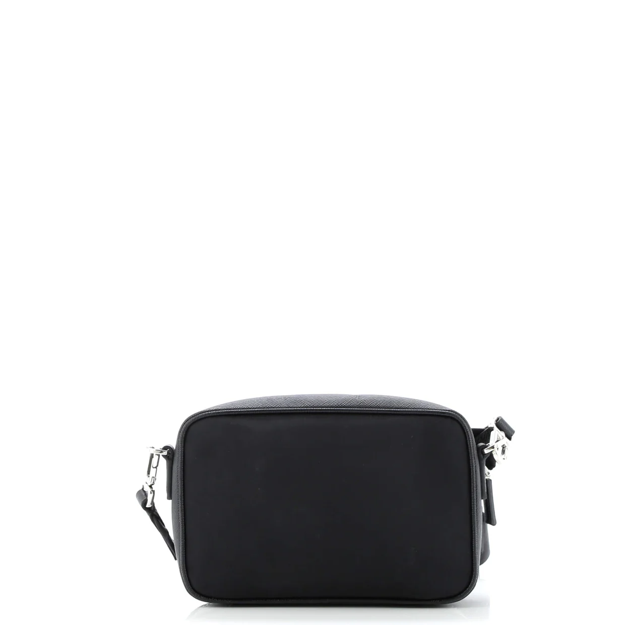Brique Camera Crossbody Bag Re-Nylon with Saffiano Leather Small - Deep Luxury
