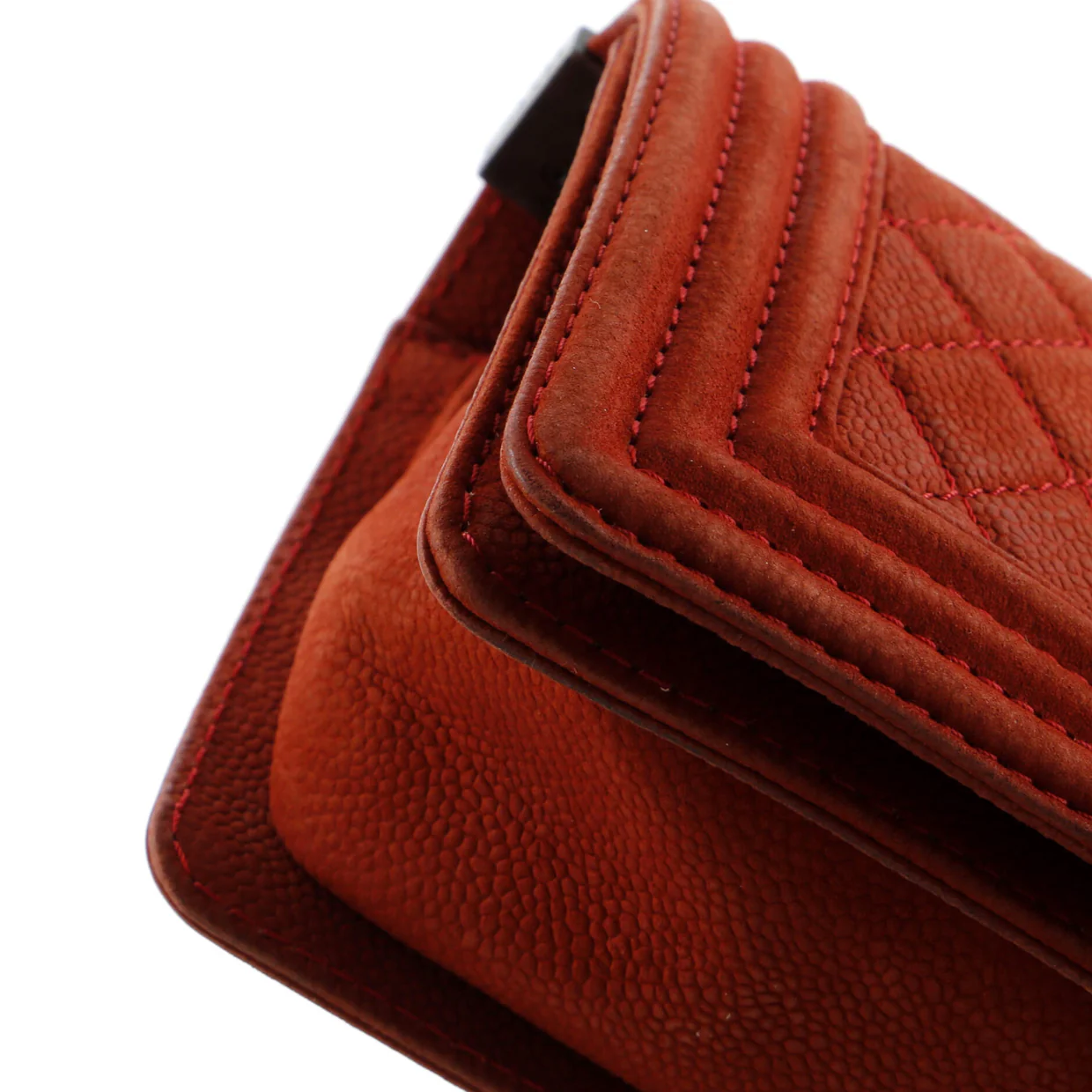 Boy Flap Bag Quilted Matte Caviar Small - Deep Luxury