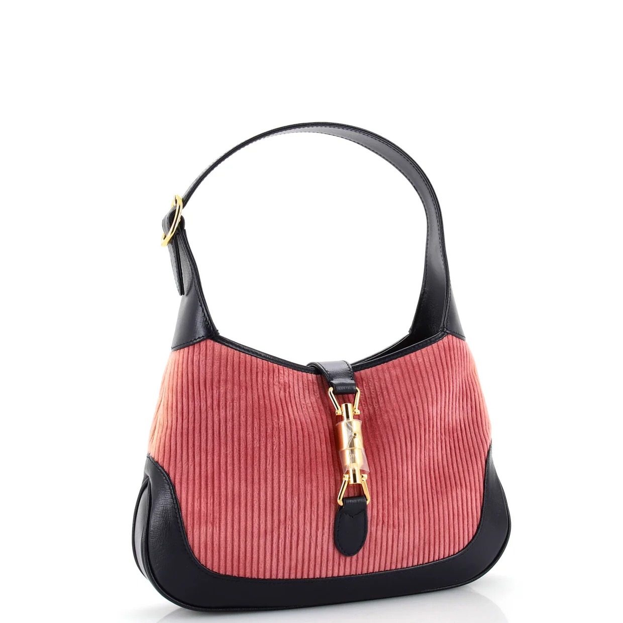 Jackie 1961 Hobo Corduroy with Leather Small - Deep Luxury