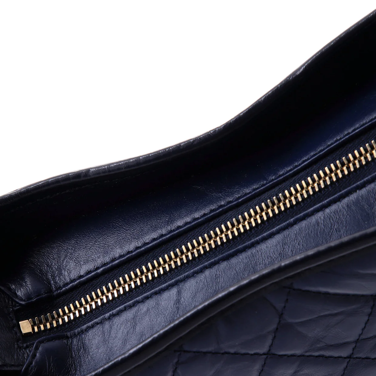 Gabrielle Hobo Quilted Aged Calfskin Small - Deep Luxury