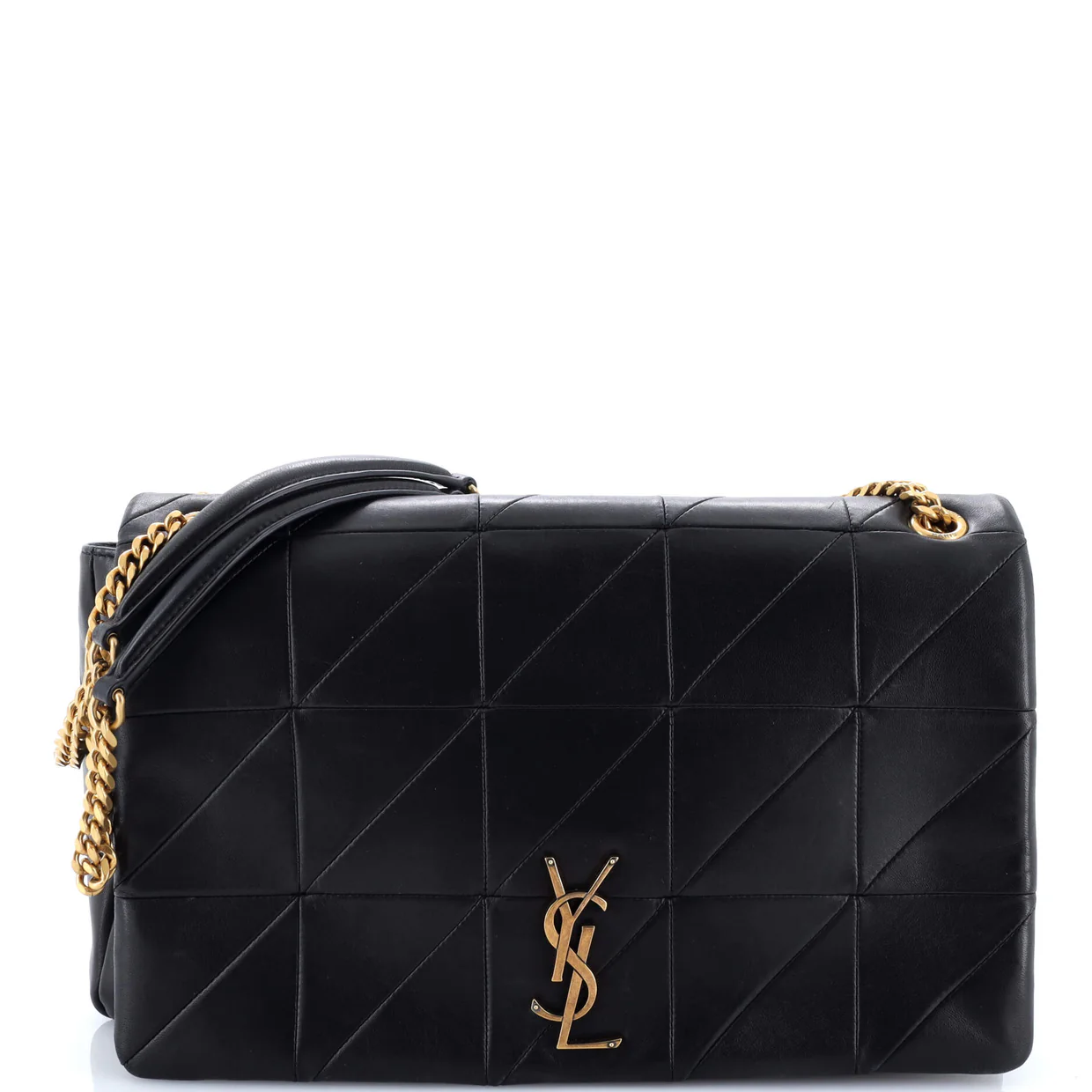 Jamie Flap Bag Quilted Leather Large - Deep Luxury