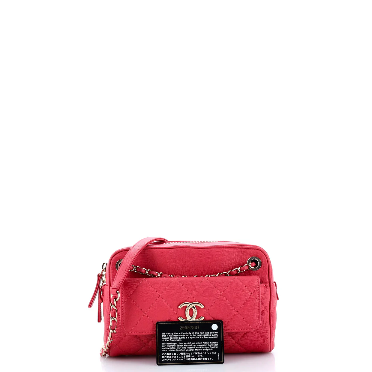 In u0026 Out Camera Case Quilted Caviar Small - Deep Luxury