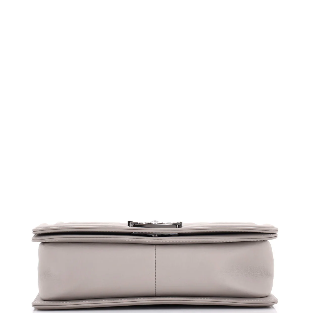 Boy Flap Bag Perforated Chevron Lambskin Old Medium - Deep Luxury