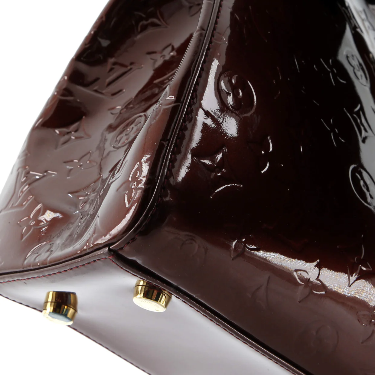 Brea Handbag Monogram Vernis GM - Deep Luxury