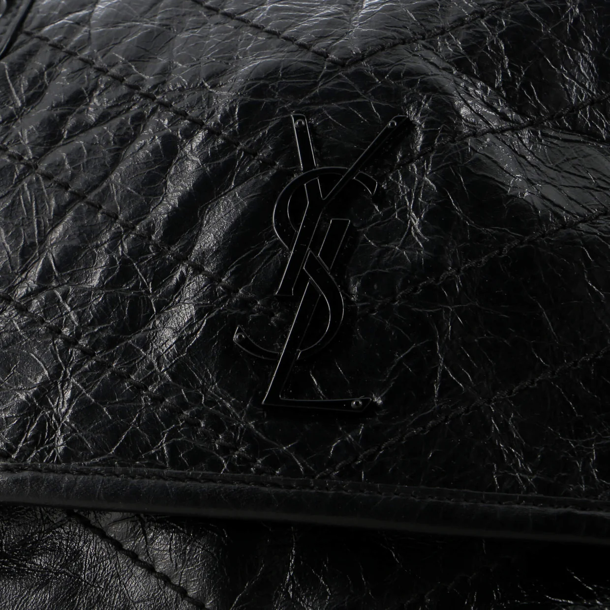 Niki Chain Flap Bag Matelasse Chevron Leather Baby - Deep Luxury