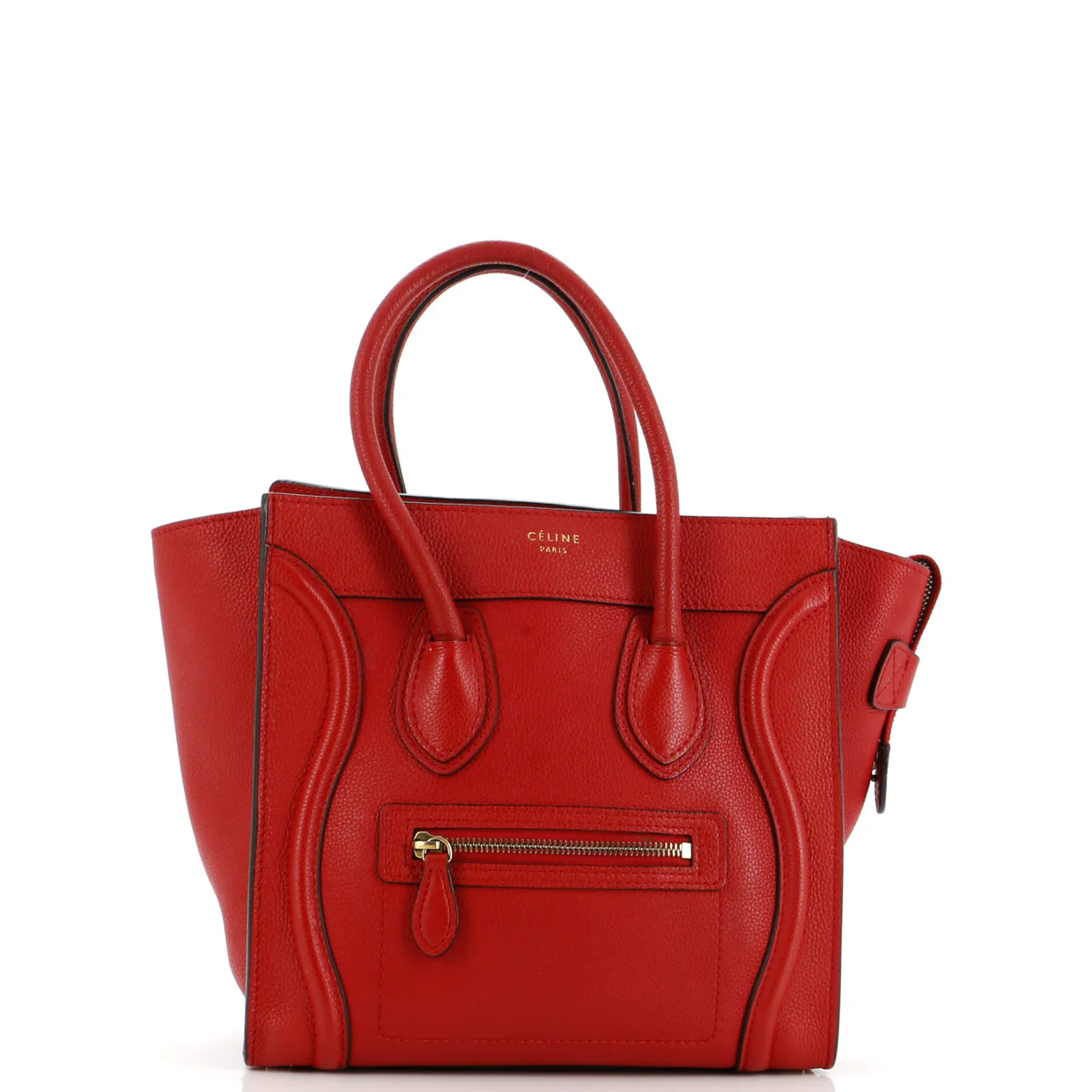 Luggage Bag Grainy Leather Micro - Deep Luxury