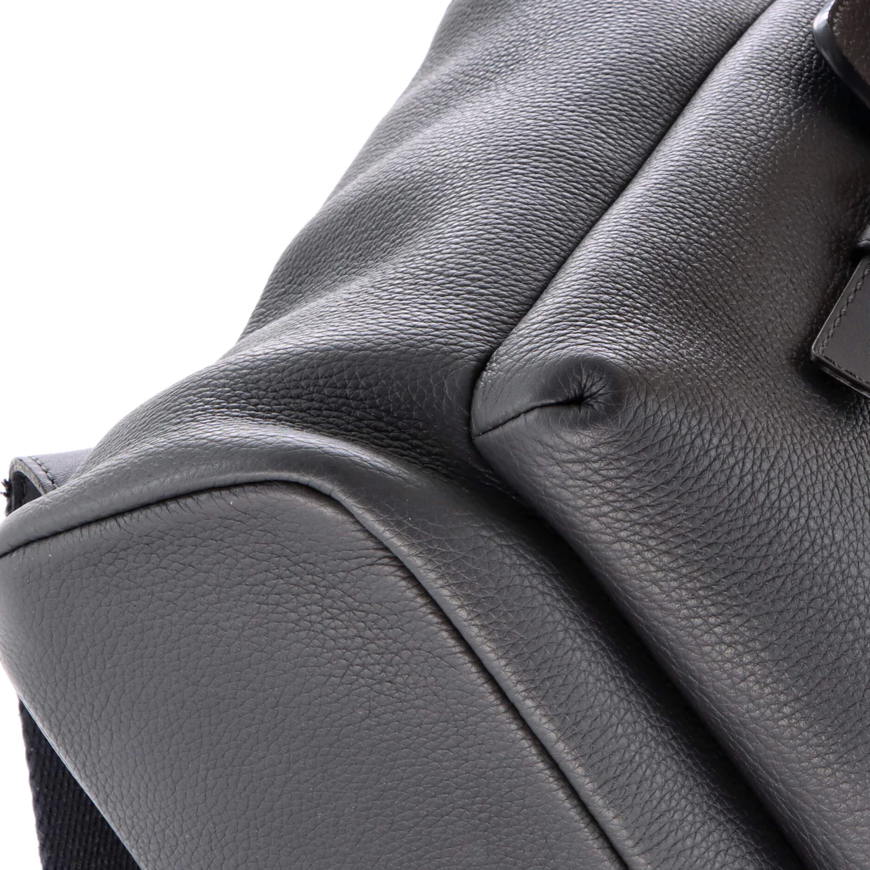 Military Backpack Leather Medium - Deep Luxury