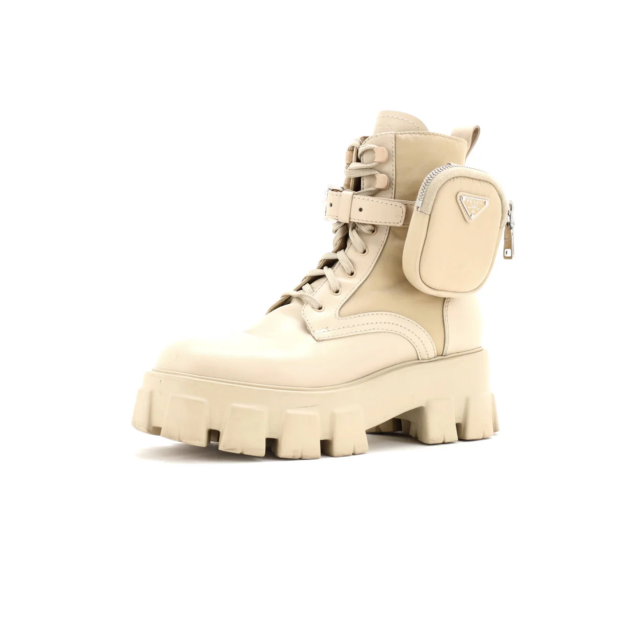 Monolith Combat Boots Leather and Nylon - Deep Luxury