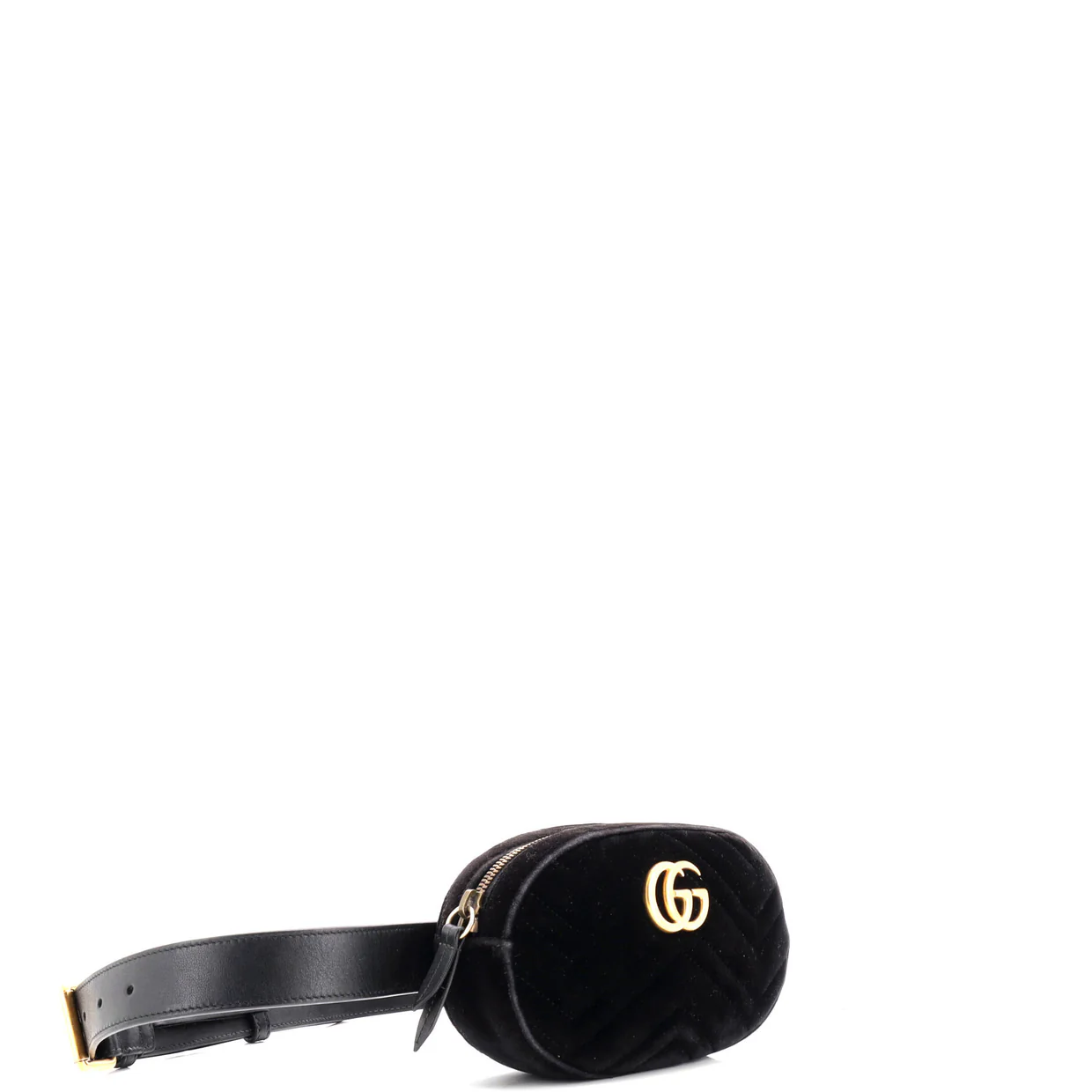GG Marmont Belt Bag Matelasse Velvet - Deep Luxury
