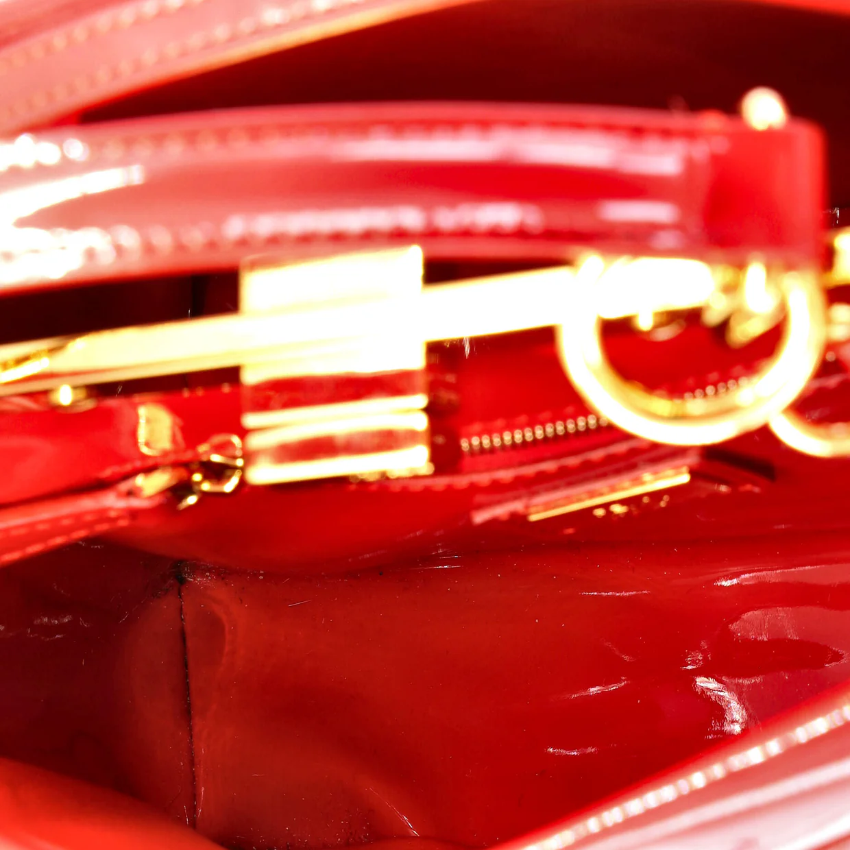 Peekaboo Iconic Bag Patent Mini Mini - Deep Luxury