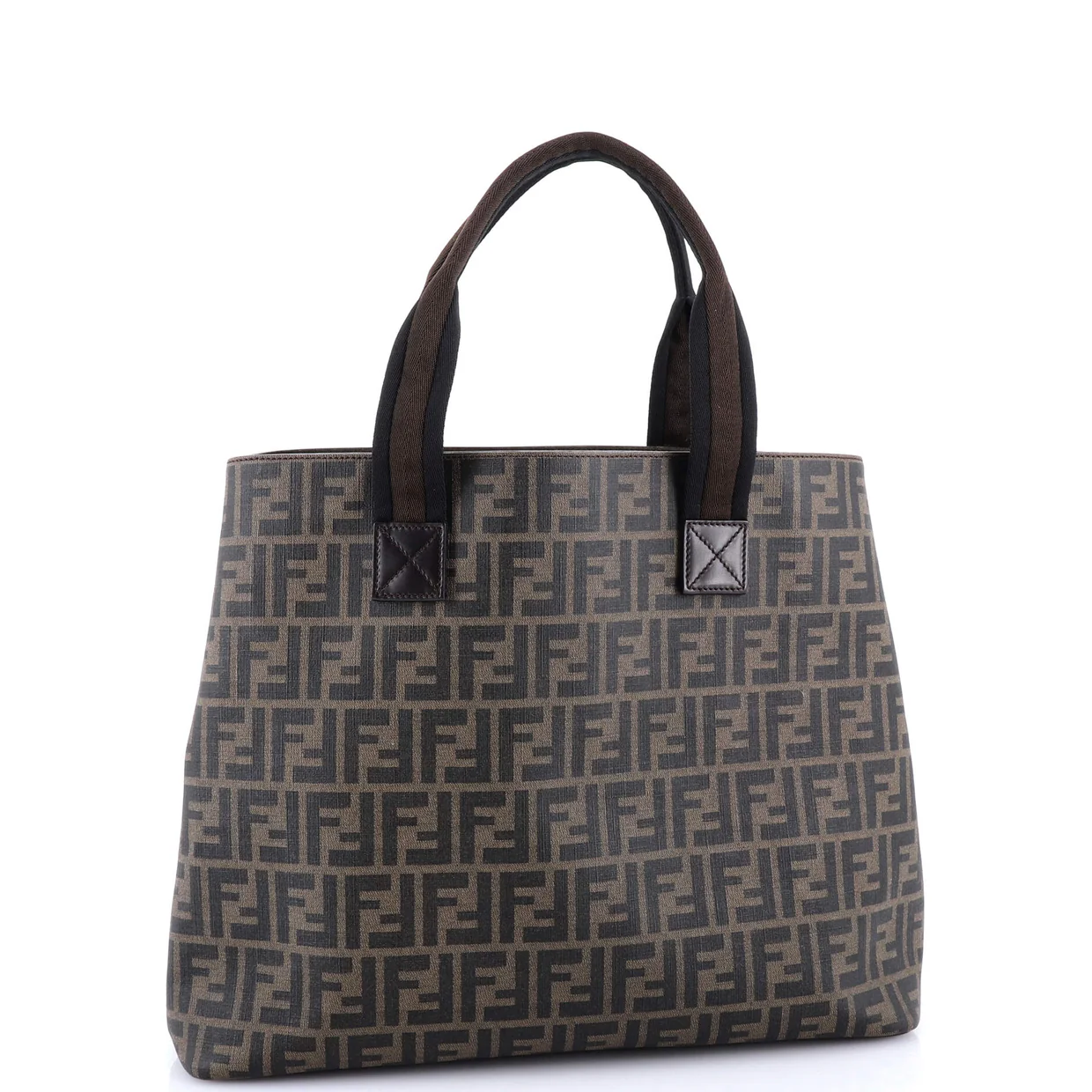Open Tote Zucca Coated Canvas Large - Deep Luxury