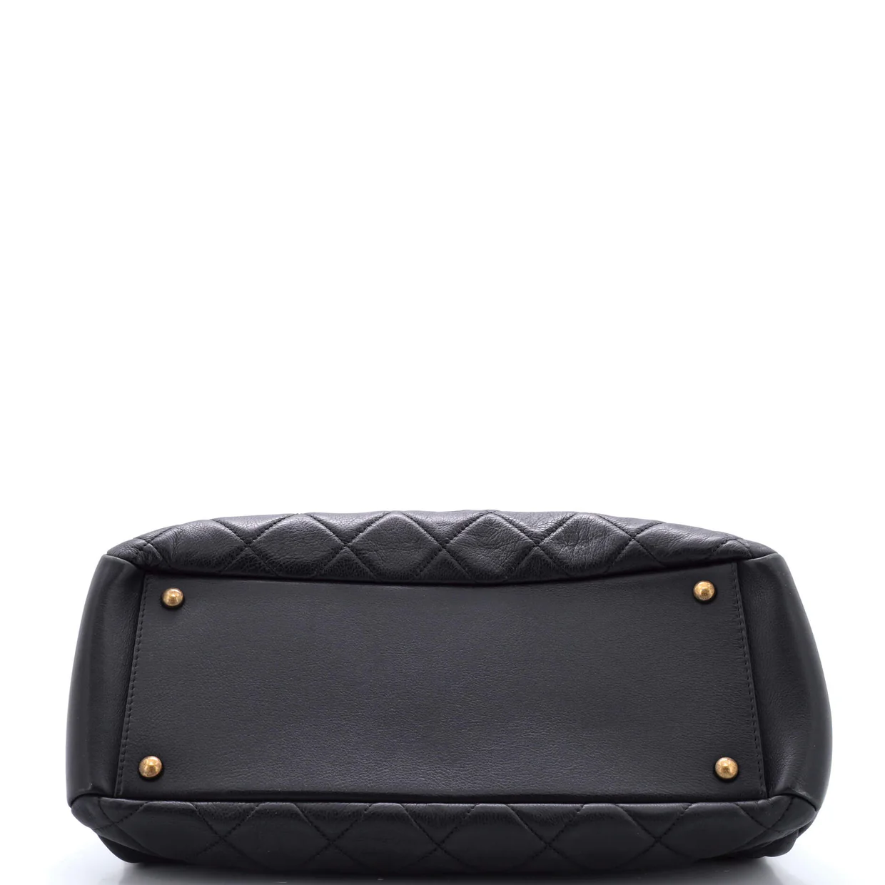 CC Crown Tote Quilted Leather Medium - Deep Luxury