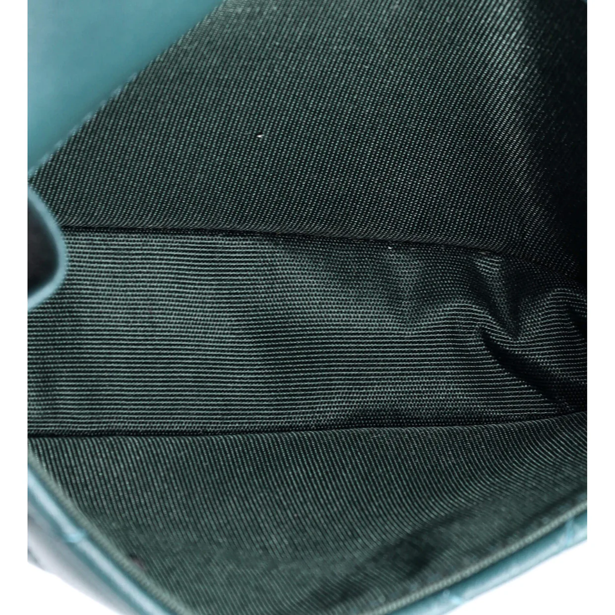 Top Handle Flap Coin Purse with Chain Quilted Lambskin - Deep Luxury