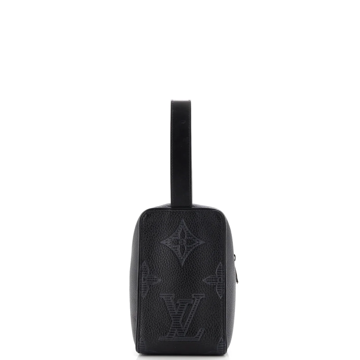 Wash Pouch Monogram Shadow Giant Taurillon Leather - Deep Luxury